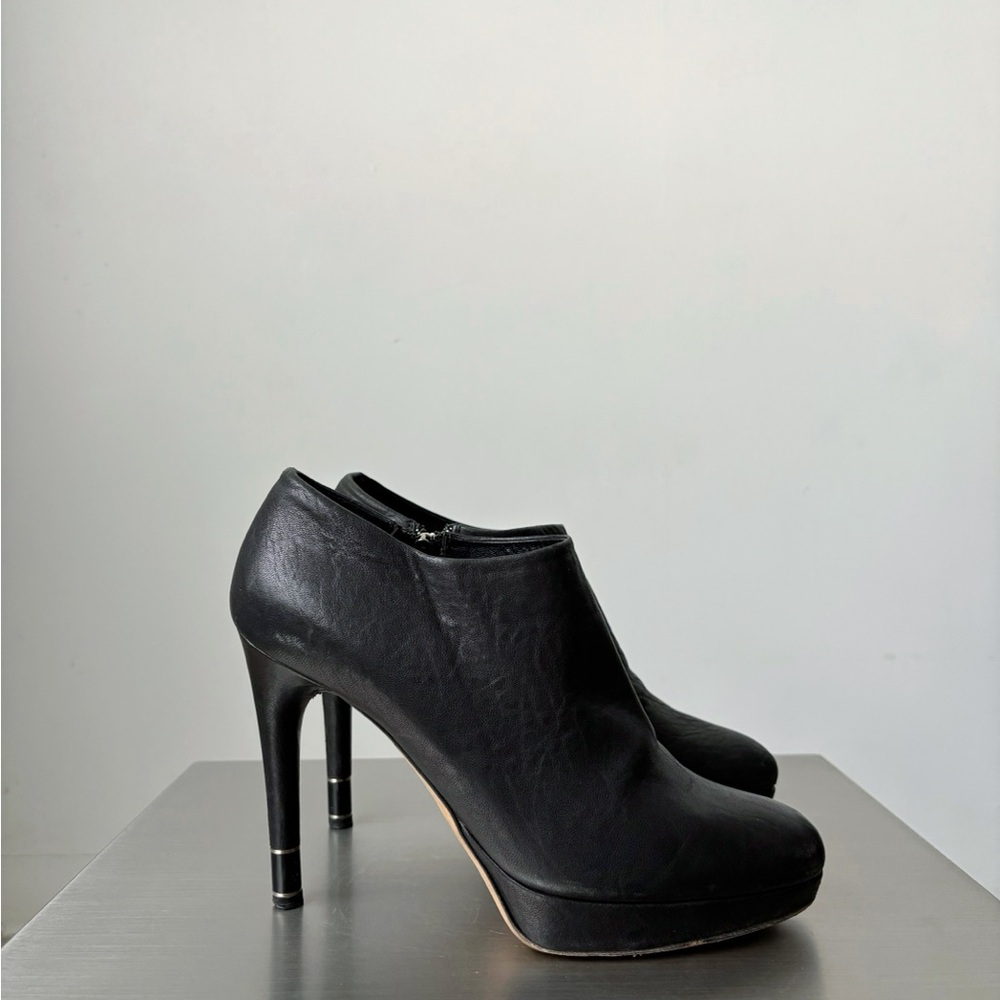 Dior Black Ankle Boots with High Stiletto Heel
